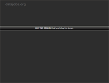 Tablet Screenshot of datajobs.org