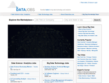 Tablet Screenshot of datajobs.com